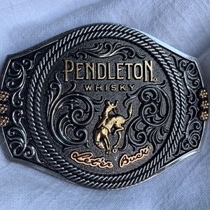 PENDLETON WHISKY MONTANA SILVERSMITHS BELT BUCKLE 2021